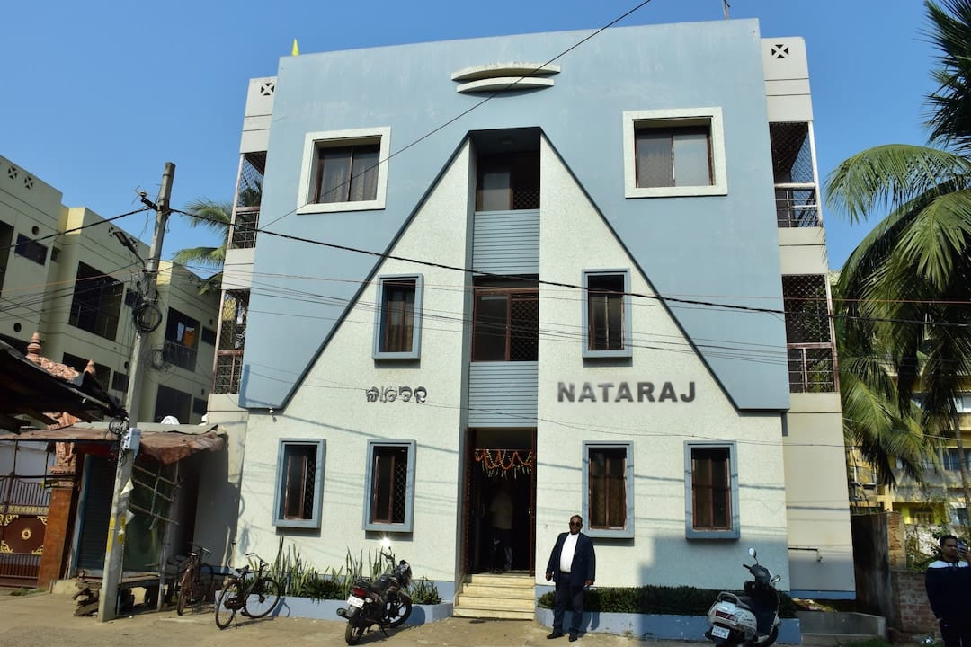 Hotel Nataraj exterior on Gouranga Road in Puri